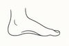 arch/foot outline