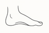 arch/foot outline